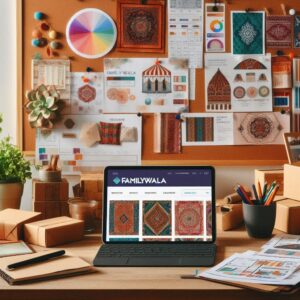 Indian seller workspace with brand planning tools