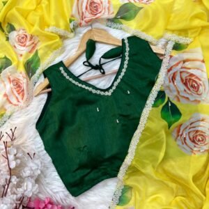 pure ajrakh print with pure gajji softsik